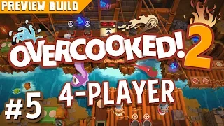 Overcooked 2 - #5 - RAPID BURRITOS!! (Preview Build Gameplay)