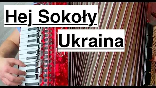 Hej Sokoły (Ukraina) - Nuty na akordeon -wersja II