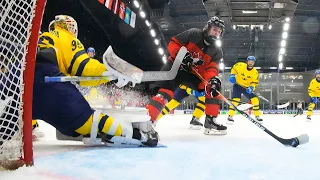 Highlights from Canada vs. Sweden in the 2024 IIHF U18 World Championship semifinals