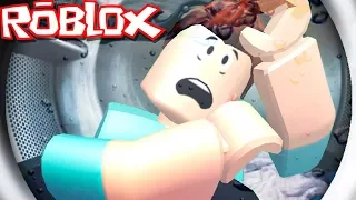 Побег ROBLOX из ПРАЧЕЧНОЙ приключение мульт героя Роблокс стирка - мультик игра для детей