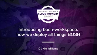 Introducing bosh-workspace: how we deploy all things BOSH