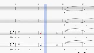 Ave Maria   Caccini   Bass predominant