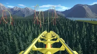 Planet Coaster: Ultra Boomerang Roller Coaster