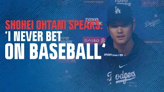 Shohei Ohtani says he's never bet on baseball or other sports | Tomase and Trenni react to comments