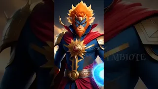 MONKEY KING × Superheroes | Godly Transformation pt.2 🔥🔥🔥 #monkeyking #avengers #marvel #dc