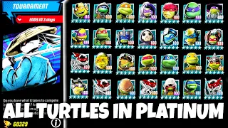 Teenage Mutant Ninja Turtles: Legends - ALL TURTLES IN PLATINUM #TMNT 2012 game