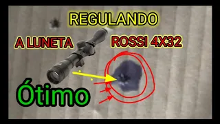 COMO REGULAMOS A LUNETA ROSSI 4X32. | J3 CAÇA E PESCA.