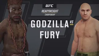 Tyson Fury vs. Godzilla - EA Sports UFC 4 - Boxing Stars 🥊