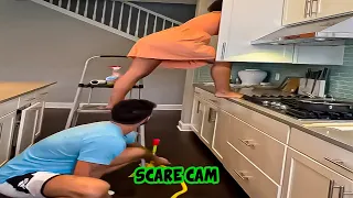 BEST SCARE CAM Priceless Reactions 2024😈#47 | Funny Videos TikTok🤣🤣 | CoCo Scare Cam |