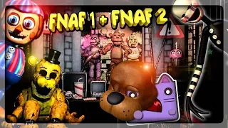 FNAF 1 + FNAF 2 С ЛУЧШИМ ГРАФОНОМ! The Return To Freddy's 1 Remake #2