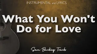 What You Won't Do For Love -  Bobby Caldwell (Acoustic Karaoke)