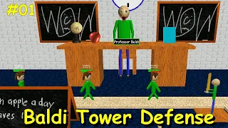 Baldi Tower Defense Pre-alpha part1 - Baldi's Basics fangame