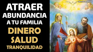 Oración Poderosa para atraer abundancia a tu familia, dinero, salud, tranquilidad