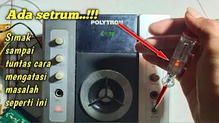 Cara mengatasi ketika ada setrum pada ground smps, adaptor, psu cctv dll || Speaker aktif nyetrum