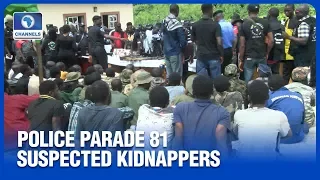 Police Parade 81 Suspected Kidnappers, Robbers, Recover N10m Ransom