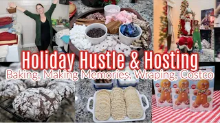 Holiday Hustle & Hosting! Special Memories, Baking, Wrapping, Costco Haul, Hot Cocoa Board, & More