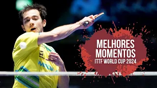 Copa do Mundo ITTF 2024 | Melhores Momentos Hugo Calderano