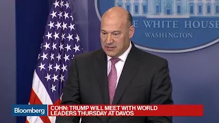 Cohn Says Trump Is Going to Meet With World Leaders in Davos