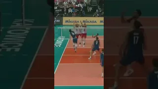 DANIELLE LAVIA ONE LEG SPIKE TEAM ITALY VOLLEYBALL WORLD CHAMPIONSHIPS