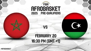 Morocco v Libya | Full Basketball Game | FIBA AfroBasket 2025 Pre-Qualifiers 2024