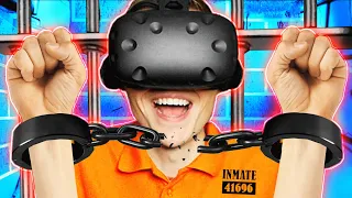 I AM FREE! Escaping The FINAL PRISON In Virtual Reality (Prison Boss VR Funny Gameplay)
