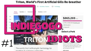 Indiegogo Idiots- Underwater Breathing?! (Triton Gills)