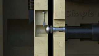 DIY secret gate lock, latch