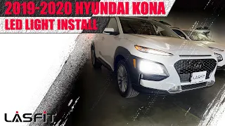 2019 2020 Hyundai Kona | How to install LED headlight turn signal brake tail light