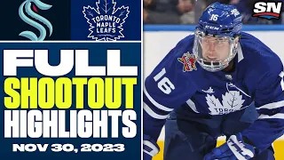 Seattle Kraken at Toronto Maple Leafs | FULL Shootout Highlights - November 30, 2023