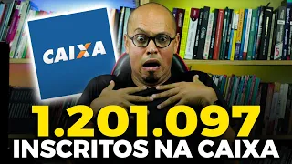 😱MAIS DE 1,2 MILHÃO DE INSCRITOS NO CONCURSO CAIXA 2024