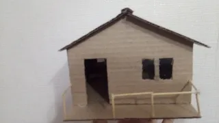 Как сделать дом из картона/  how to make a cardboard house