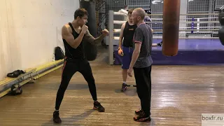 Boxing: how to keep balance when punching