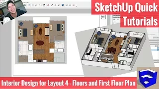 SketchUp Interior Design for Layout 4 - Creating Our First Floor Plan in Layout