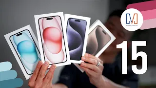 iPhone 15 Series Unboxing & Color Comparisons!