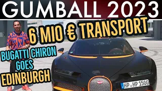 Gumball 3000 | Bugatti Chiron goes Edinburgh 👑 | We load 6 million euros | Meet #Shmee150