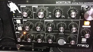 Moog Minitaur (How to make it sound like Taurus 1) Settings