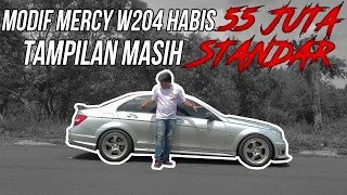 MODIF MOBIL ABIS PULUHAN JUTA DAPET APA AJA  !!!! ( MERCEDES BENZ W204 INDONESIA )