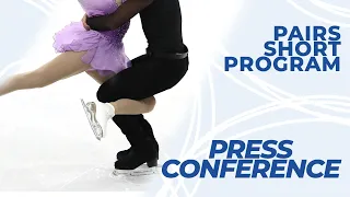 Press Conference: Pairs Short Program | ISU #WorldFigure Skating Championships | Stockholm 2021