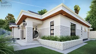 3 bedroom house plan II Simple house design II simple modern house design @katveldesigns