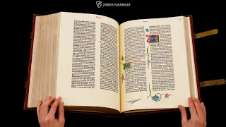 GUTENBERG'S BIBLE - THE 42 LINED BIBLE - Browsing Facsimile Editions (4K / UHD)