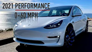 Tesla Model 3 Performance: 0-60 Runs, 100% Charge