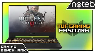 Asus TUF A15 (2022) - The Witcher 3 Gameplay Test (Ryzen 7 6800H, RTX 3060)