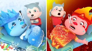 Pregnant Mom Is Hot Or Cold? Taking Care Song - Imagine Kid Songs & Nursery Rhyme| Wolfoo Kids Songs