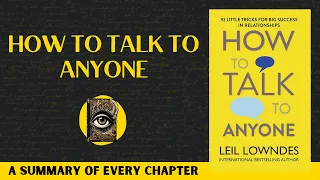 How To Talk To Anyone Book Summary | Leil Lowndes