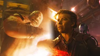 The Guardians Clash with Adam Warlock | Fight 'CLIP' | Guardians of the Galaxy Vol 3 | Movie Scene