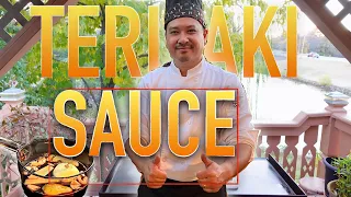 EASY Teriyaki Sauce Recipe | Pro Hibachi chef makes teriyaki sauce from scratch.