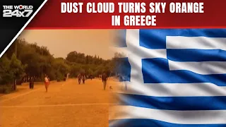 Greece News | Dust Clouds Turn Skies Over Southern Greece Orange