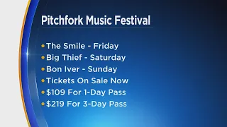 Lineup announced for Chicago's Pitchfork Music Festival
