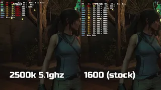 i5 2500k 5,1gHz VS Ryzen 5 1600