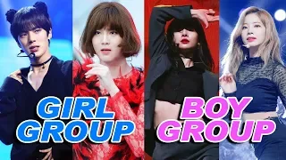 Boy Groups and Girl Groups Change Songs - KPop Duality